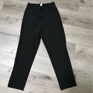 Joie tie waist casual pants slit ankle XS